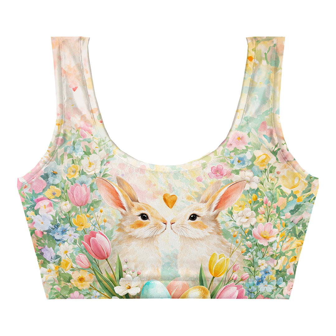 Sweetheart Easter Crop Top Woman Underwear Beachwear Loungewear