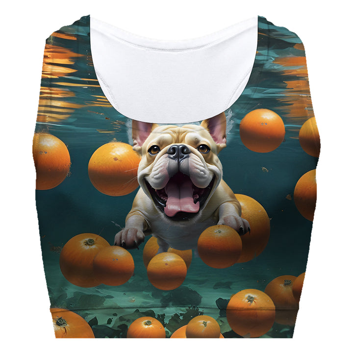 Swimmer Dog Sport Bra Woman Underwear Beachwear Loungewear