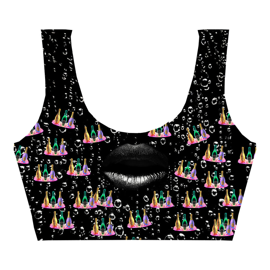 Taste Of Champagne Crop Top Back