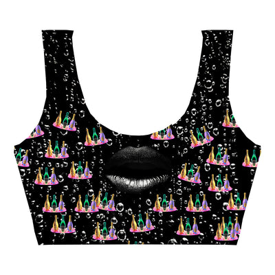Taste Of Champagne Crop Top Front