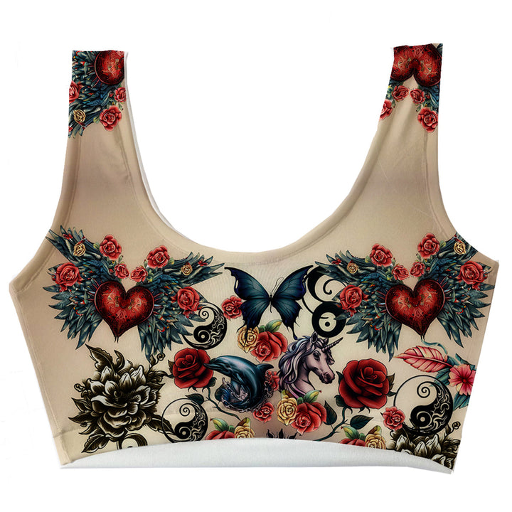 Tatto Art Crop Top