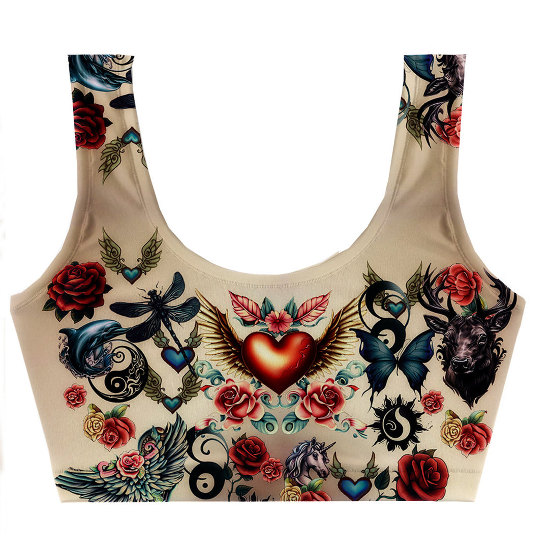Tatto Art Crop Top