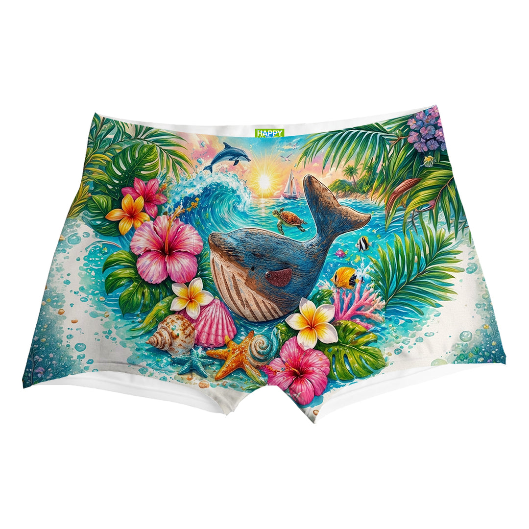 Timmy The Whale Boxer Man Underwear Beachwear Loungewear