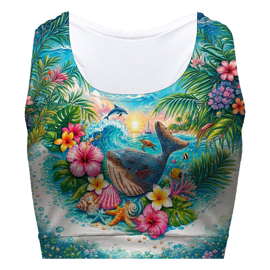 Timmy The Whale Sport Bra Woman Underwear Beachwear Loungewear