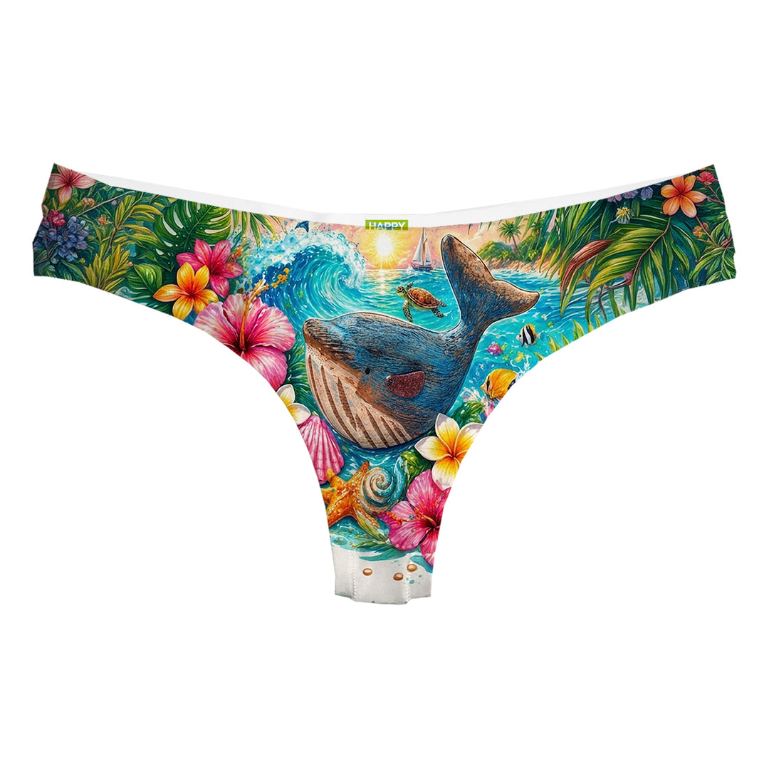 Timmy The Whale String Woman Underwear Beachwear Loungewear