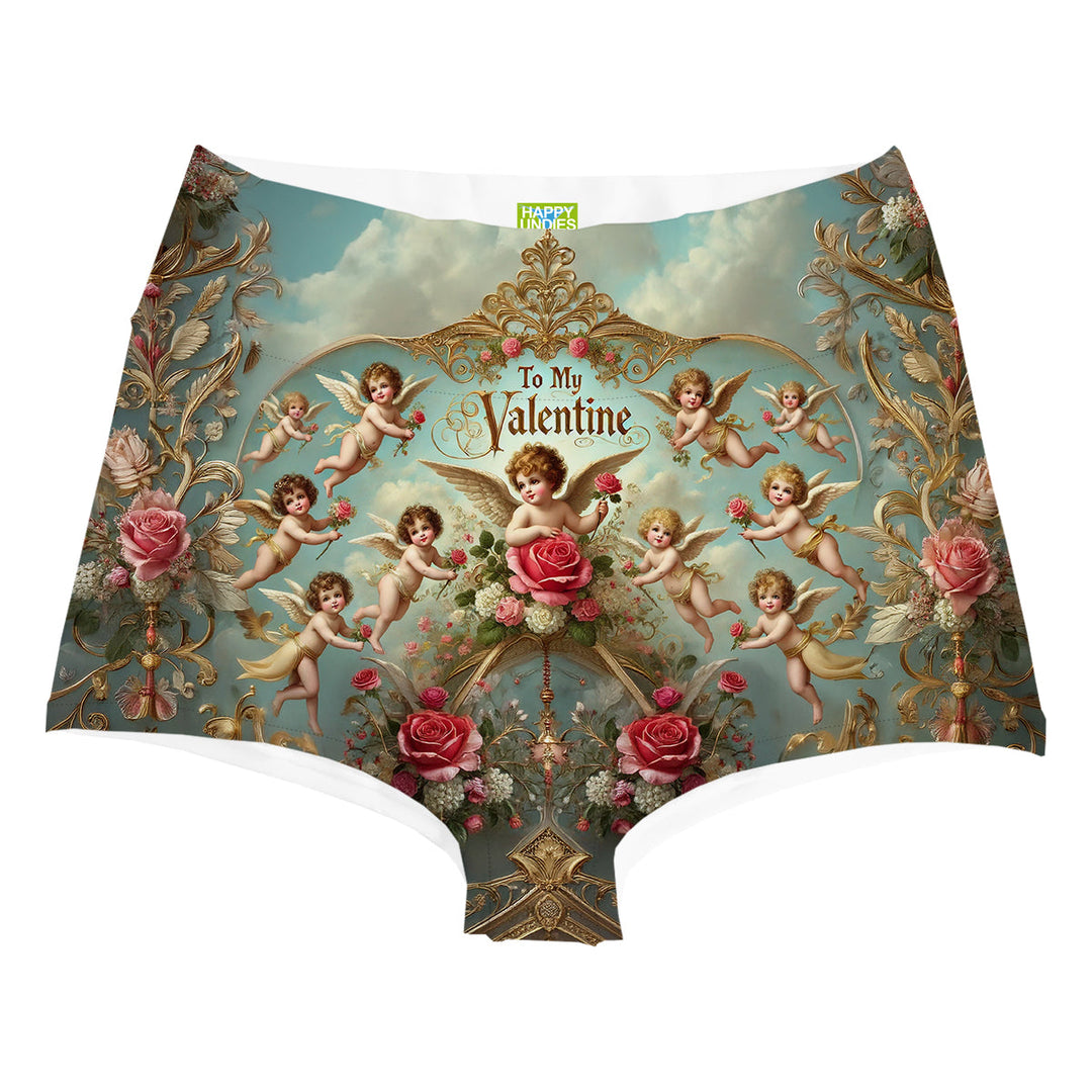 To My Valentine Highwaist Woman Underwear Beachwear Loungewear