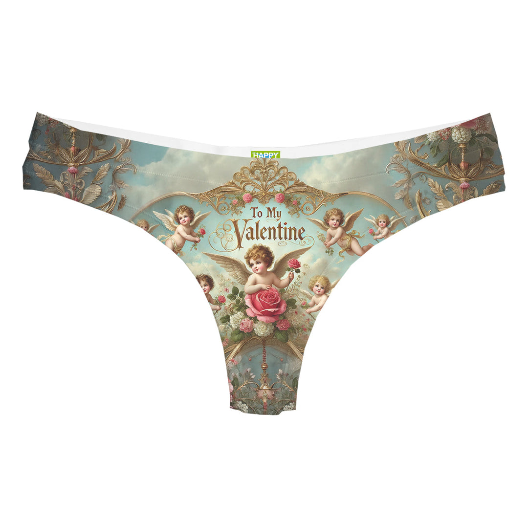 To My Valentine String Woman Underwear Beachwear Loungewear