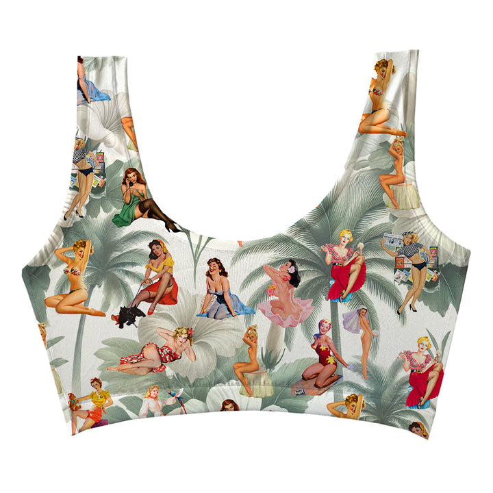 Tropinella Crop Top Woman Underwear Beachwear Loungewear