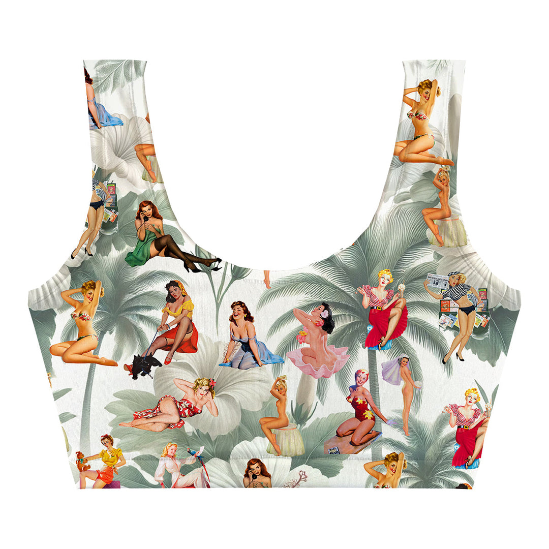 Tropinella Crop Top Woman Underwear Beachwear Loungewear