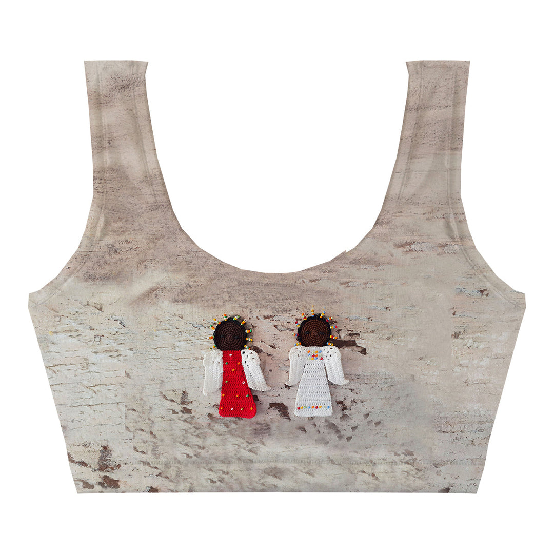 Twins Crop Top Front