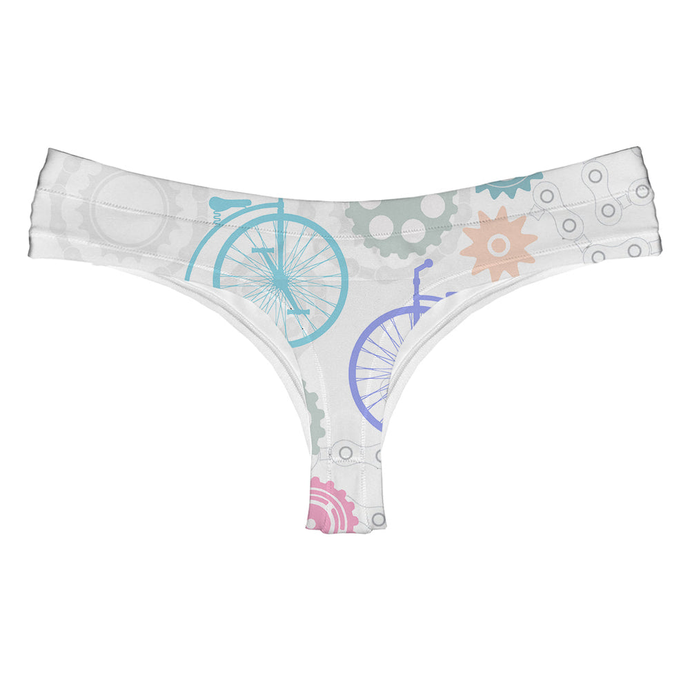 Vintage Bike String Woman Underwear Beachwear Loungewear