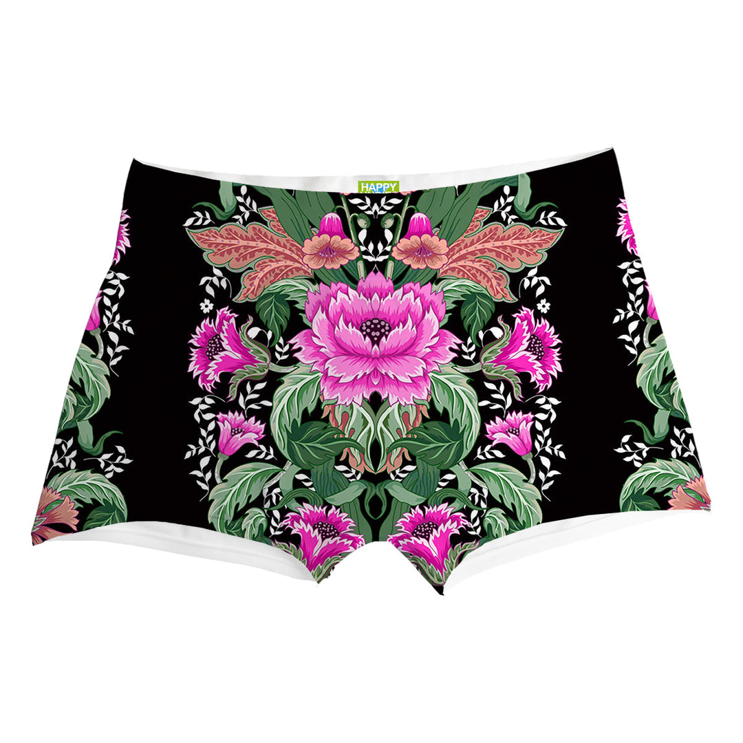 Vintage Flower Boxer Front