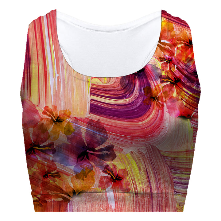 Watercolor Sport Bra Woman Underwear Beachwear Loungewear