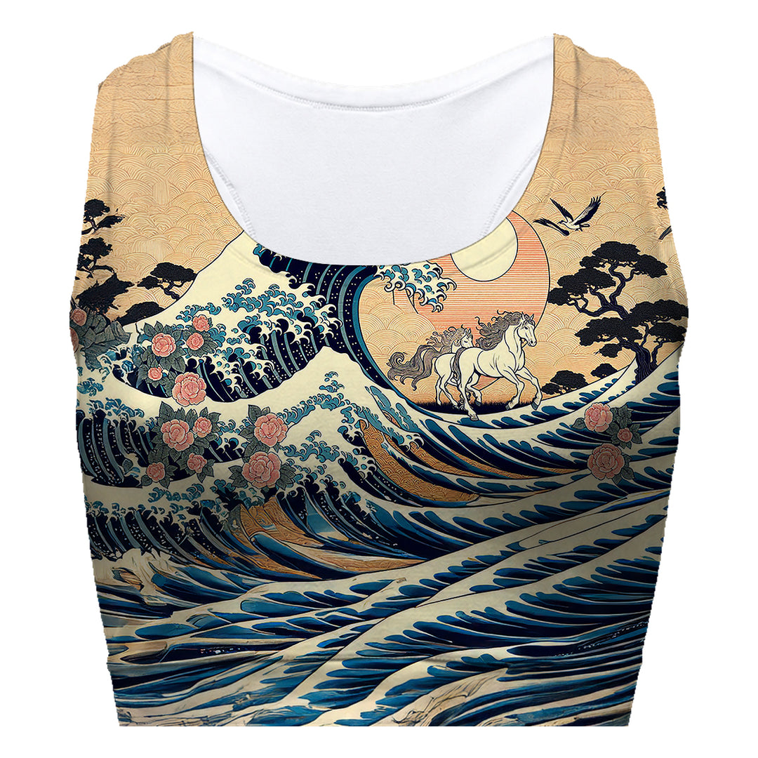 Wave Riders Sport Bra Woman Underwear Beachwear Loungewear