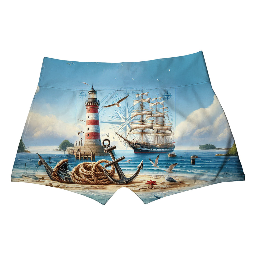 Wind Rose Boxer Back