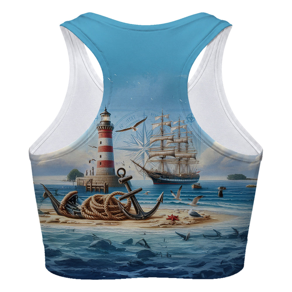 Wind Rose Sport Bra Woman Underwear Beachwear Loungewear