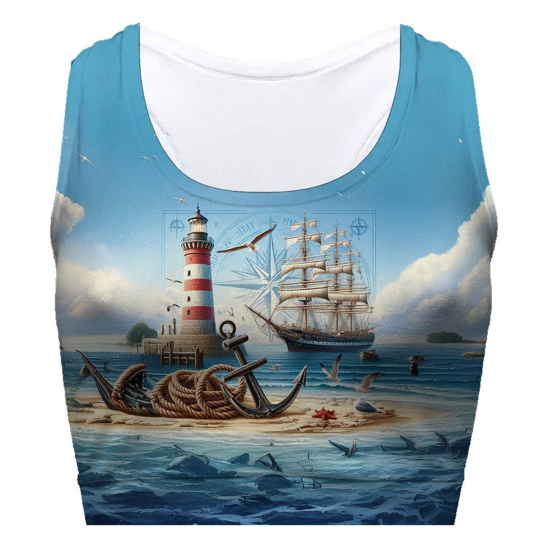 Wind Rose Sport Bra Woman Underwear Beachwear Loungewear