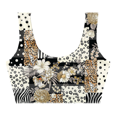 Winter Garden Crop Top Woman Underwear Beachwear Loungewear