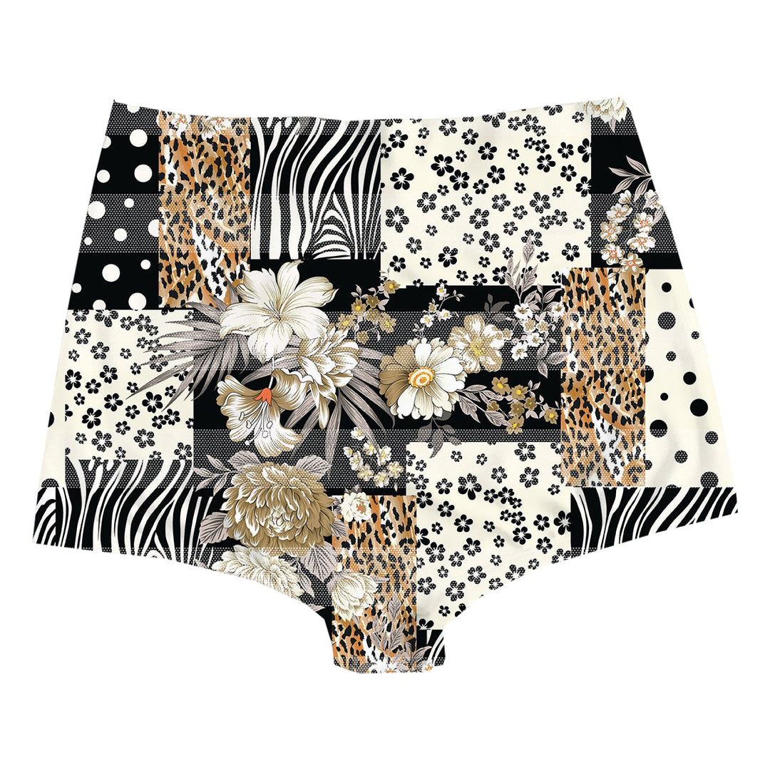 Winter Garden Highwaist Woman Underwear Beachwear Loungewear