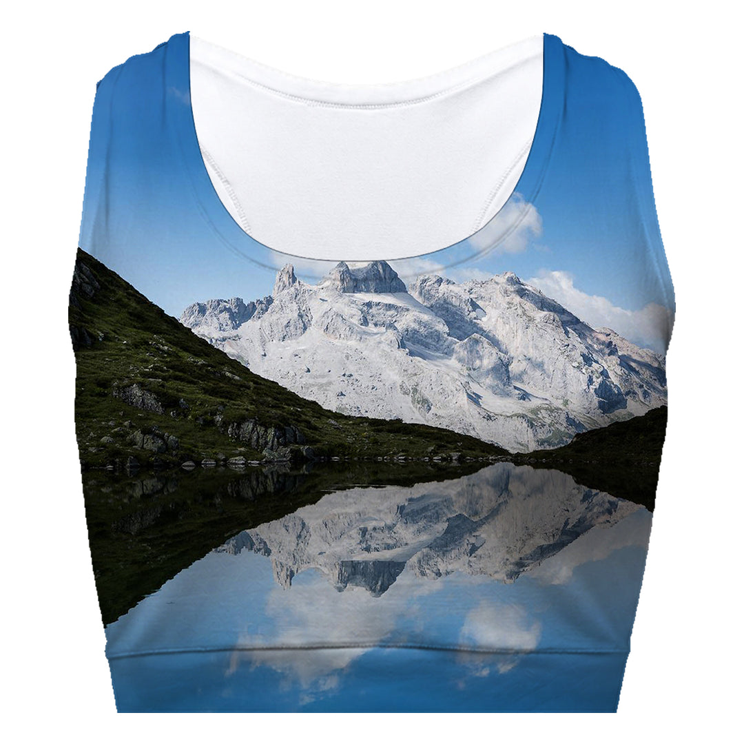 Winter Skyline Sport Bra Woman Underwear Beachwear Loungewear