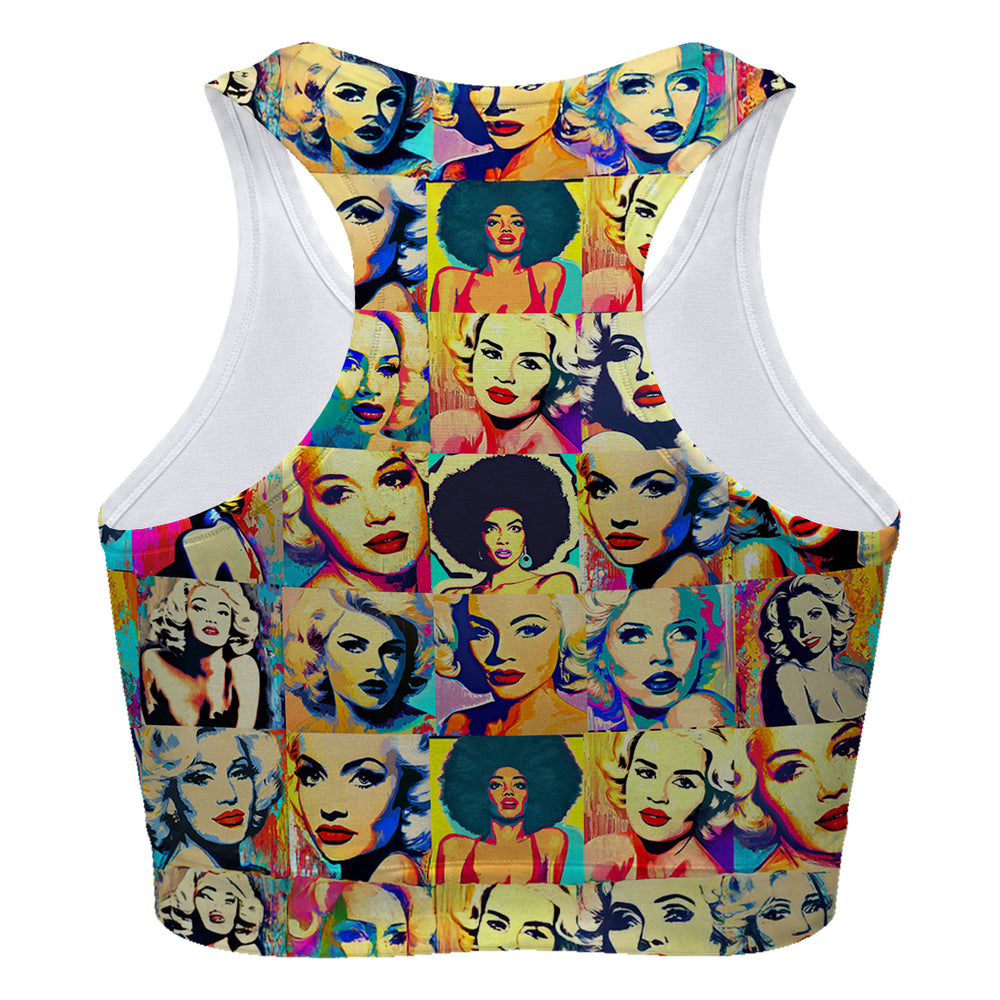 Women Faces Sport Bra Woman Underwear Beachwear Loungewear