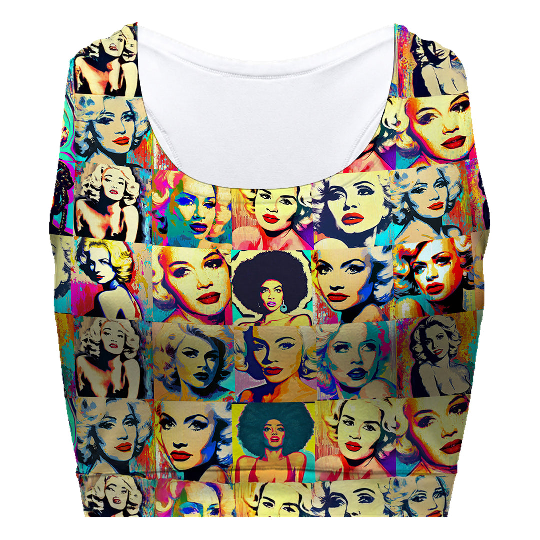 Women Faces Sport Bra Woman Underwear Beachwear Loungewear