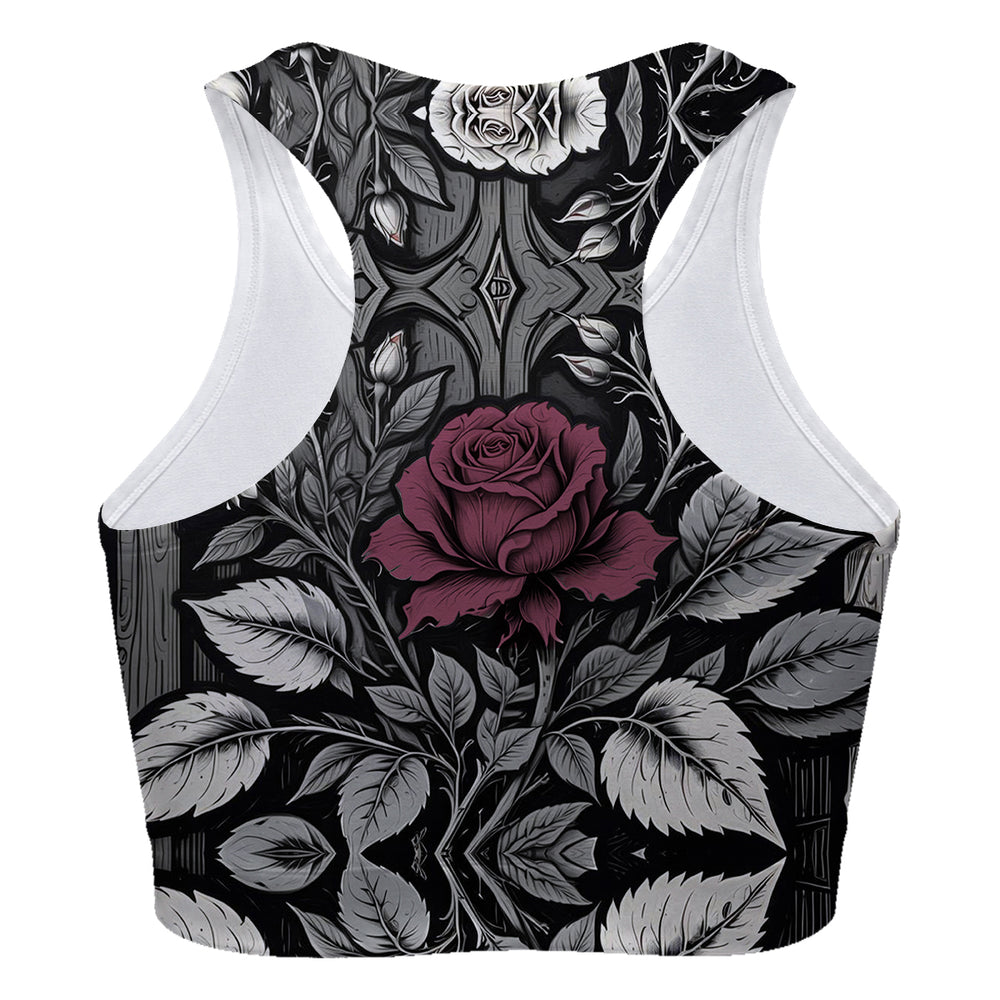 Wooden Rose Sport Bra Woman Underwear Beachwear Loungewear