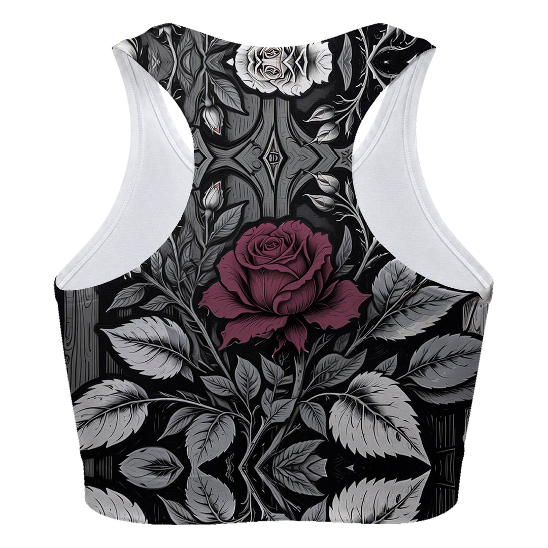 Wooden Rose Sport Bra Woman Underwear Beachwear Loungewear