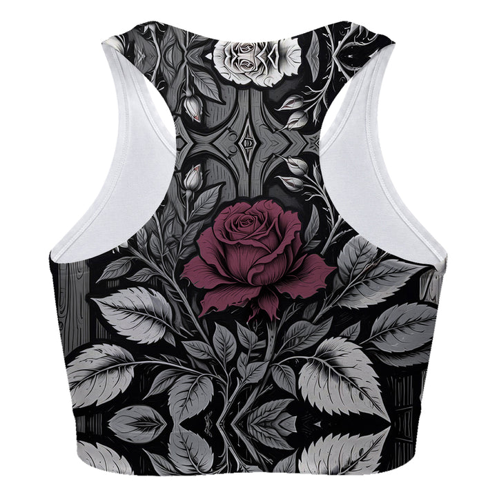 Wooden Rose Sport Bra Woman Underwear Beachwear Loungewear