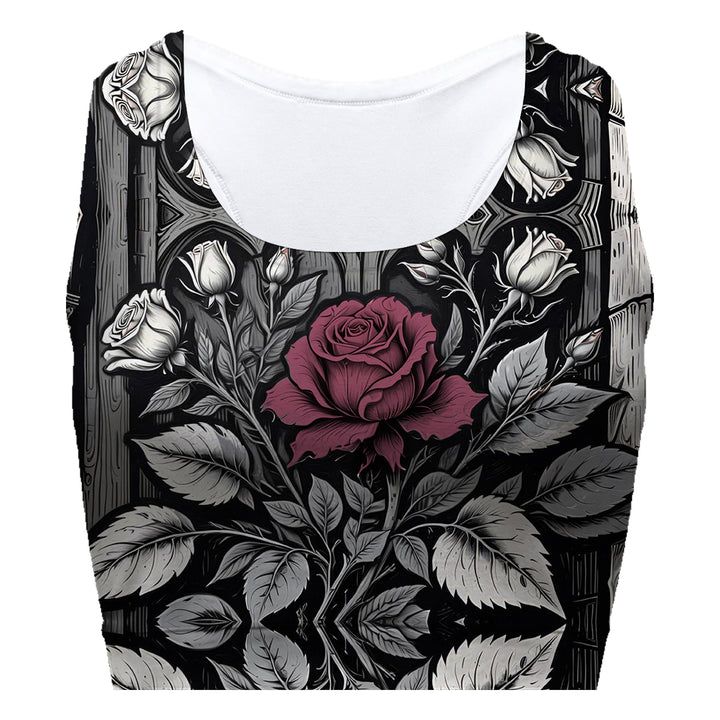 Wooden Rose Sport Bra Woman Underwear Beachwear Loungewear