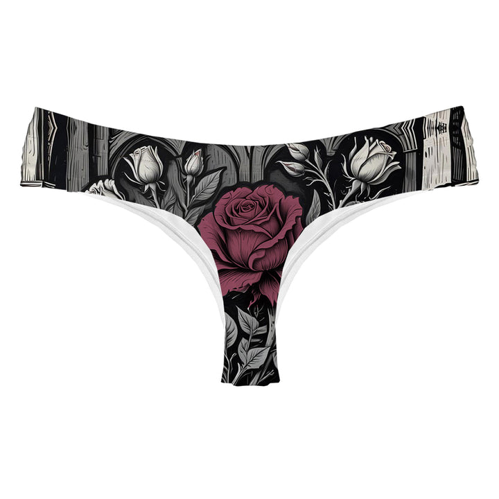 Wooden Rose String Back