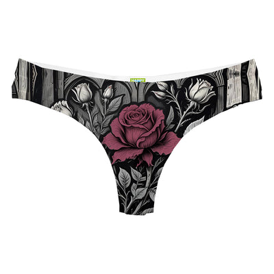 Wooden Rose String Front