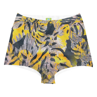 Yellow Leaves Highwaist Front