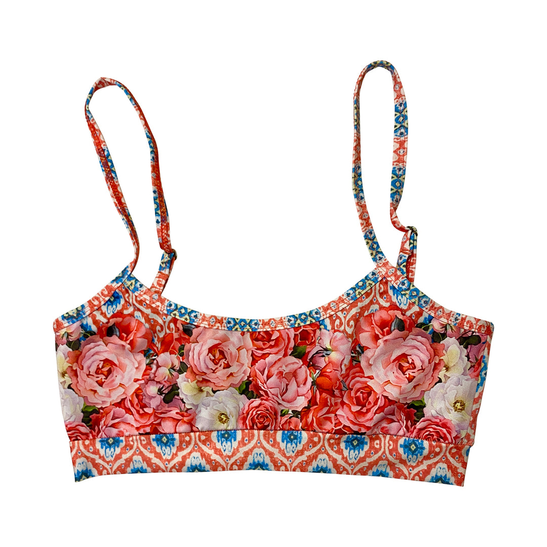 Batik Pink Flowers Top Maya